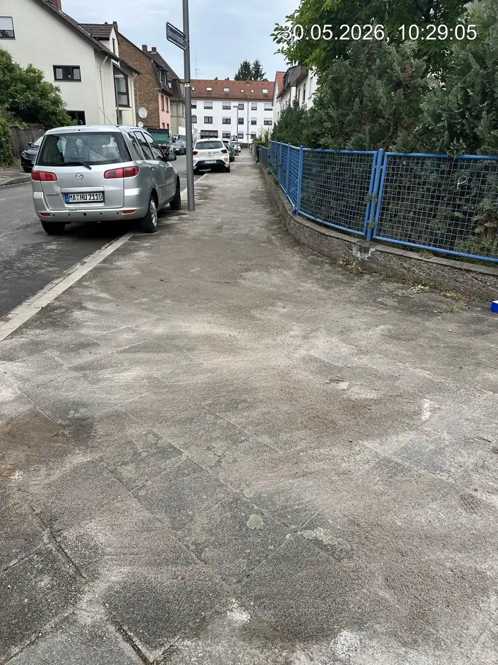 Rottweil – Bettung und Einmessung des Leerrohrs